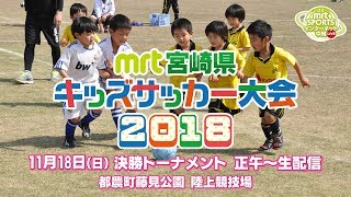 つのぴょんCUP　MRT宮崎県キッズサッカー大会2018